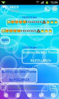 GOSMS Bubbles android App screenshot 3